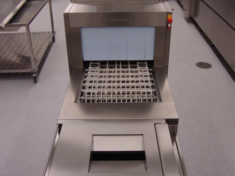 Draufsicht von in Waschstraße integriertem Biomaster